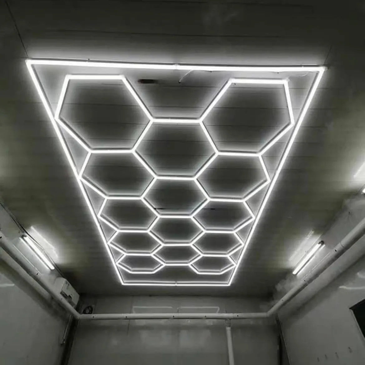 Pit Lights 14 hegaxonos + Contorno iluminado