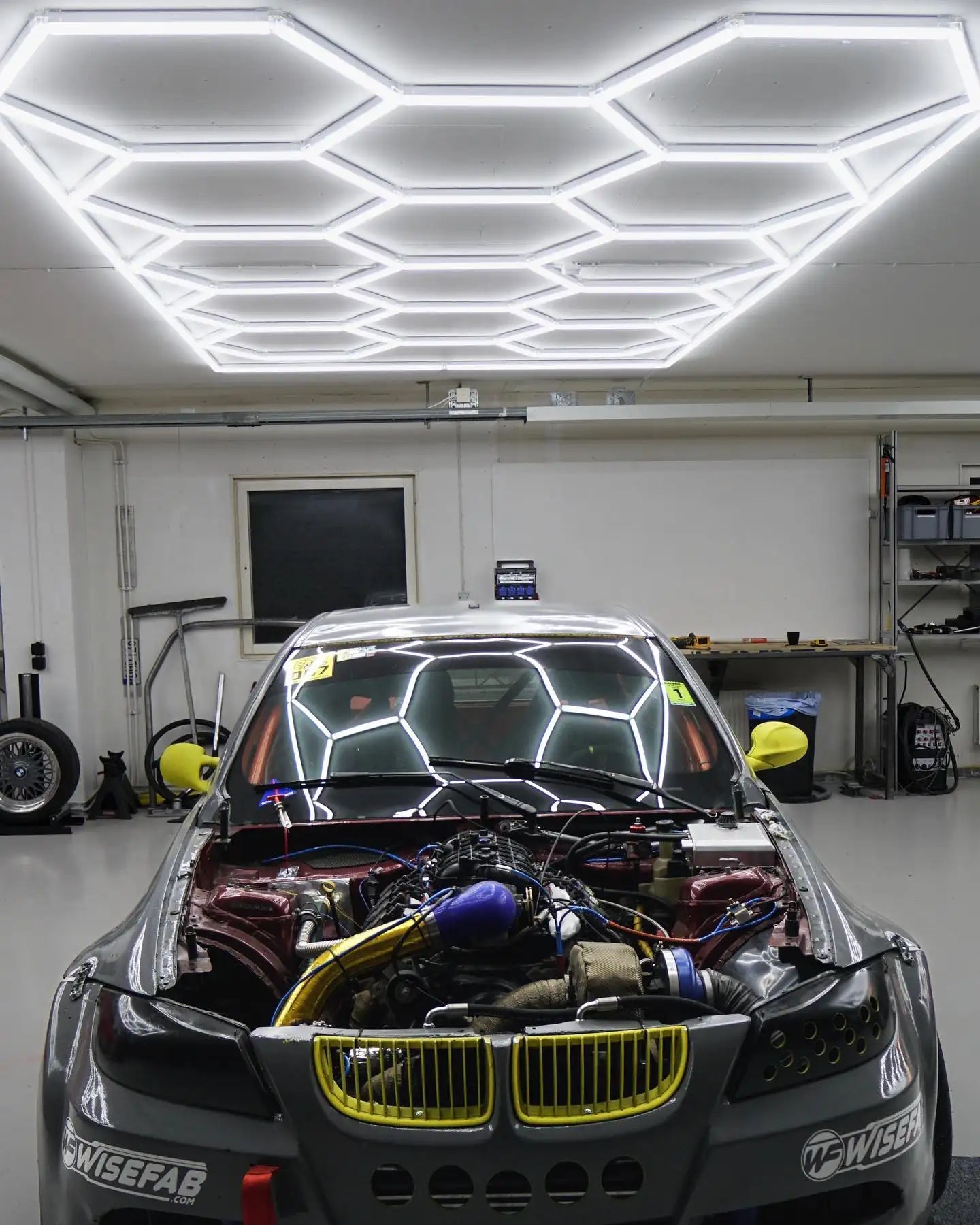 Pit Lights 14 hegaxonos + Contorno iluminado