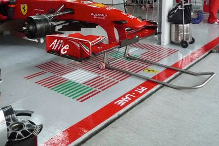 PIT-LANE Salida Garaje boxes